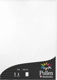 Clairefontaine Pollen Universalpapier leuchtend weiß, A4, 120g/m², 50 Blatt