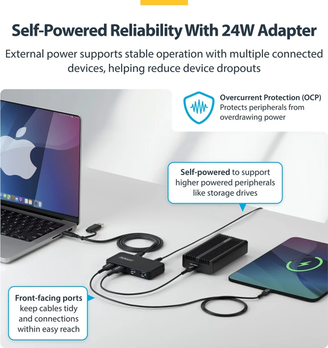 StarTech 4-Port USB-A Hub, USB-C 3.0 [Buchse]