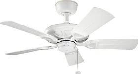 Elstead Lighting Kevlar 107cm Deckenventilator matte white