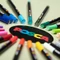 Uni-Ball POSCA Pastel KPA-100 Pastell Wachsmalstift sortiert, Metalletui, 24er-Set Vorschaubild