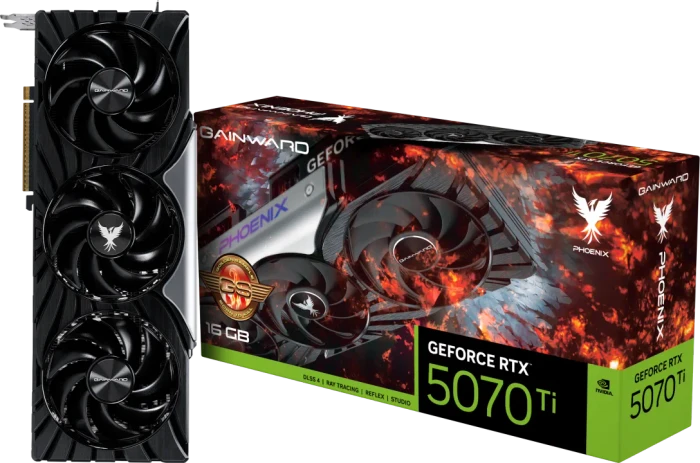 Gainward GeForce RTX 5070 Ti Phoenix GS V1, 16GB GDDR7, HDMI, 3x DP