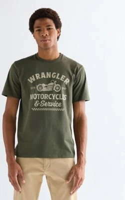 Wrangler Americana T-Shirt kurzarm deep depths (Herren)