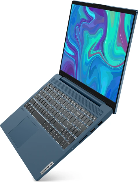 Lenovo IdeaPad 5 15IIL05, Light Teal, Core i7-1065G7, 16GB RAM, 512GB SSD, GeForce MX350, DE