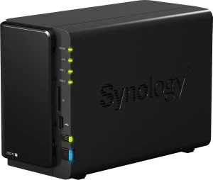 Synology DiskStation DS212+, 512MB RAM, 1x RJ-45 1000Base-T, 2x USB-A 3.0