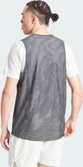 adidas Tennis Pro Layering Funktionsshirt kurzarm carbon/grey one (Herren)