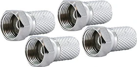 Schwaiger F-Aufdrehstecker, 8mm