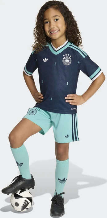 adidas FIFA WM 2026 Deutschland Kids Auswärtsausrüstung flash aqua (Junior)