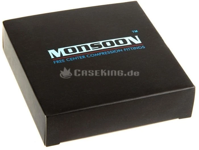 Monsoon Anschluss 6er-Pack, G1/4" auf 13/10mm - mattschwarz