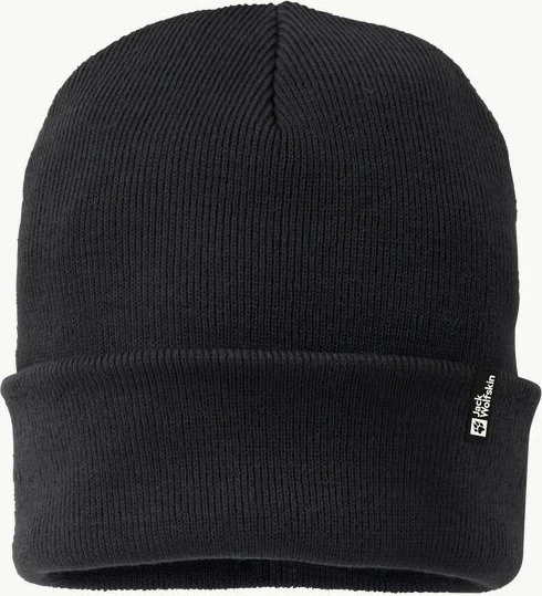 Jack Wolfskin Rib Beanie schwarz