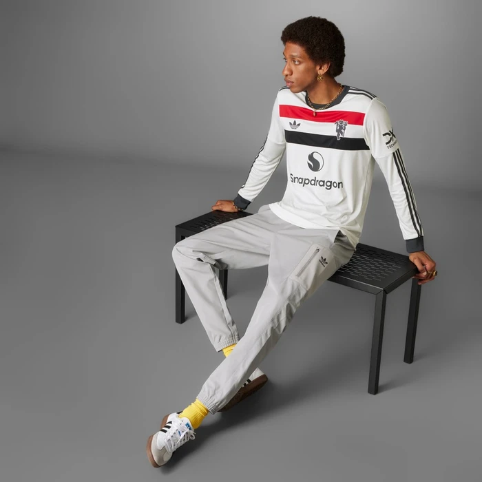 adidas Manchester United 2024/2025 Ausweichtrikot langarm off white (Herren)