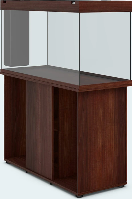Juwel Rio 350 LED Aquarium-Set mit Unterschrank, dunkles Holz/dunkles Holz, 350l