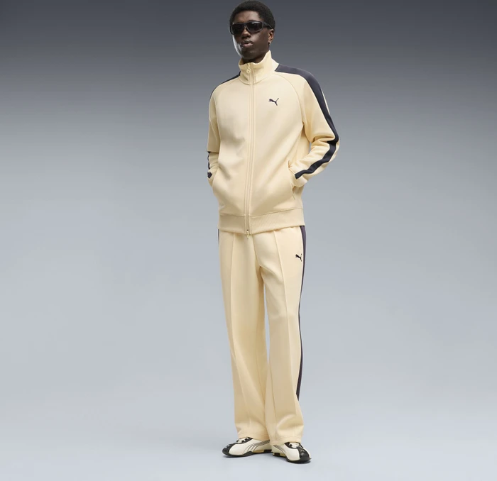 Puma T7 Always On Trainingsjacke buttercream/inky depths (Herren)