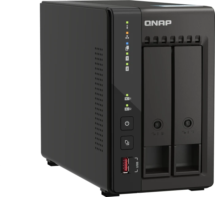 QNAP Turbo Station TS-253E-8G, 8GB RAM, 2x RJ-45 2.5GBase-T, 2x USB-A 3.1