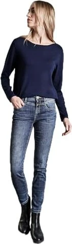 Street One York Jeans mid blue wash (Damen)