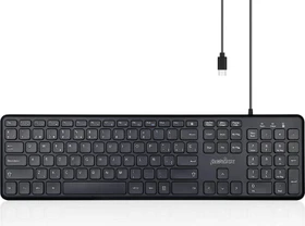 Perixx Periboard-210C-C, schwarz, USB, ES
