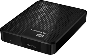 Western Digital WD My Passport schwarz 2TB, USB 3.0 Micro-B