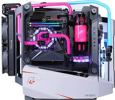 Antec Striker Phantom Gaming Edition, weiß, Glasfenster, Mini-ITX