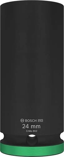 Bosch Professional PRO Impact Außensechskant Steckschlüssel 1/2", 24x77mm, 1 Stück