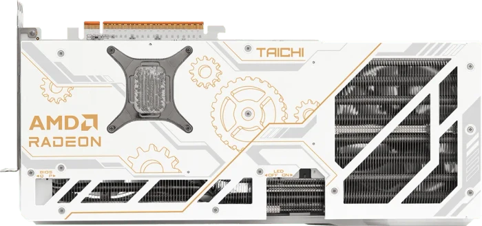 ASRock Radeon RX 9070 XT Taichi White 16GB OC, RX9070XT TCW 16GO, 16GB GDDR6, HDMI, 3x DP