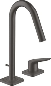 Hansgrohe Axor Citterio M 2-Loch Waschbeckenarmatur 160 mit Zugstange brushed black chrome