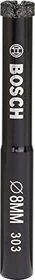 Bosch Professional Diamond for Hard Ceramics Diamant-Nasskeramikbohrer, 8x35mm, 1 Stück