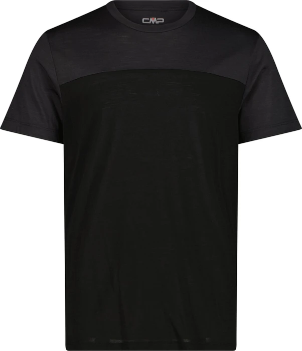 CMP Unlimitech Performance Merino Funktionsshirt kurzarm schwarz (Herren)