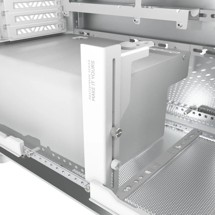 Cooler Master MasterFrame 500 Mesh ARGB, silber, Glasfenster