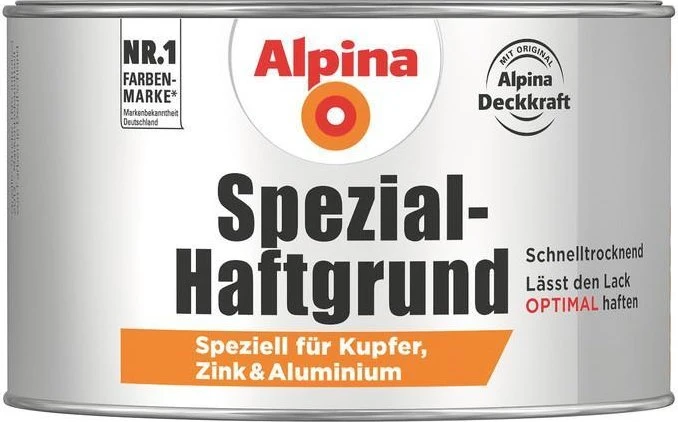Alpina Farben Metallschutz-Lack Spezial-Haftgrund außen weiß, 300ml