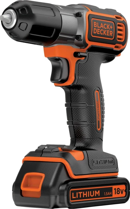 Black&Decker ASD18K Autoselect Akku-Bohrschrauber inkl. Koffer + Akku 1.5Ah