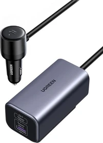 Ugreen 150W GaN PD3.0 Auto Ladegerät mit 4-Ports schwarz