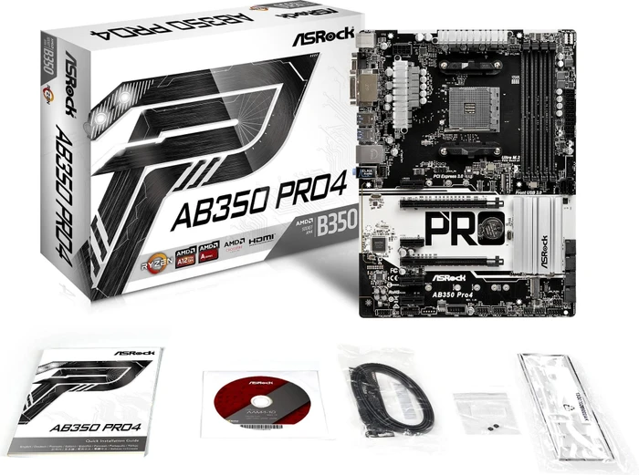 ASRock AB350 Pro4 (AMD AM4)