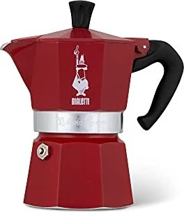 Bialetti Moka Viaggio in Marocco 3 Tassen Espressokanne rot