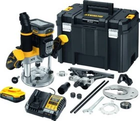 DeWalt DCW620H2 Akku-Oberfräse inkl. Koffer + 2 Akkus 5.0Ah