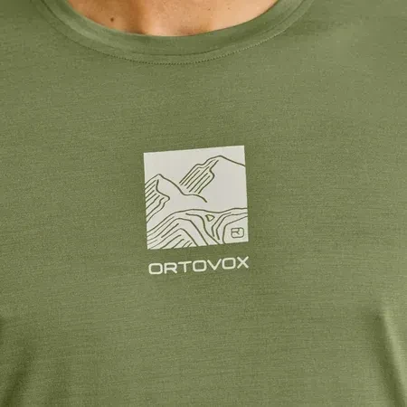 Ortovox 120 Cool Tec Abstract Funktionsshirt kurzarm wild herbs (Herren)