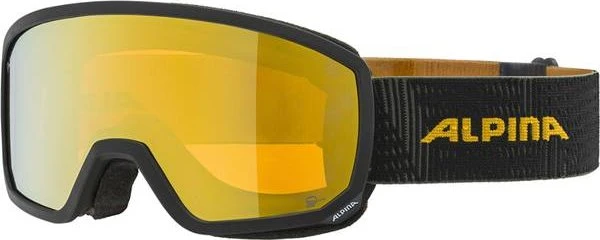 Alpina Scarabeo S Q-Lite black-yellow matt/mirror gold
