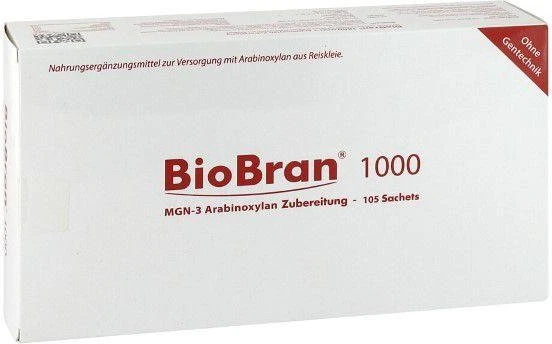 BMT Braun Biobran 1000 Pulver, 105 Stück