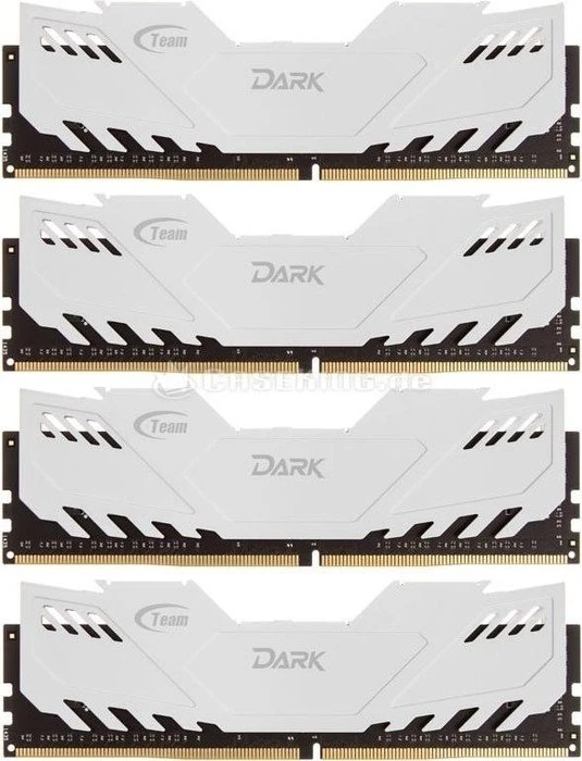 TeamGroup Dark weiß UDIMM 16GB Kit, DDR4-2800, CL16-16-16-36