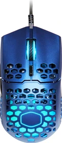 Cooler Master MasterMouse MM711 Blue Steel Edition RGB Gaming Maus blau, USB