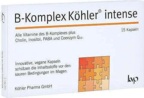 B-Komplex Köhler Intense Kapseln, 15 Stück
