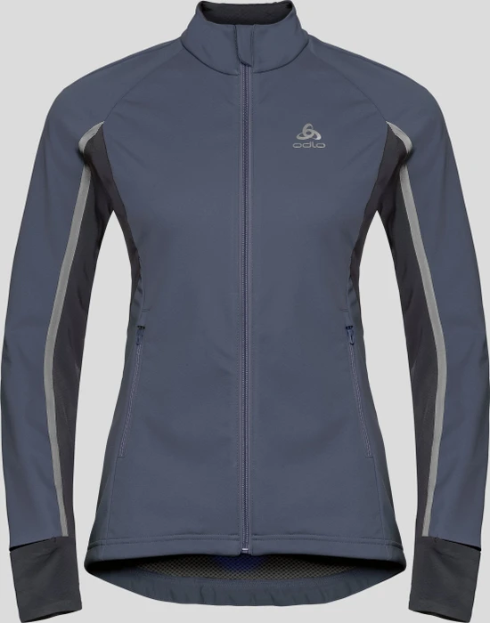 Odlo Aeolus Pro Modell 2024 Laufjacke odyssey gray/black (Damen)