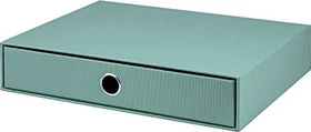 Rössler 1er Schubladenbox, 1 Schublade, A4, opal