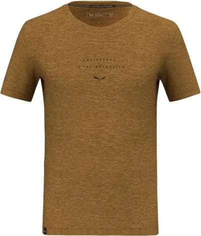 Salewa Eagle Eitd Merino Funktionsshirt kurzarm golden brown (Herren)