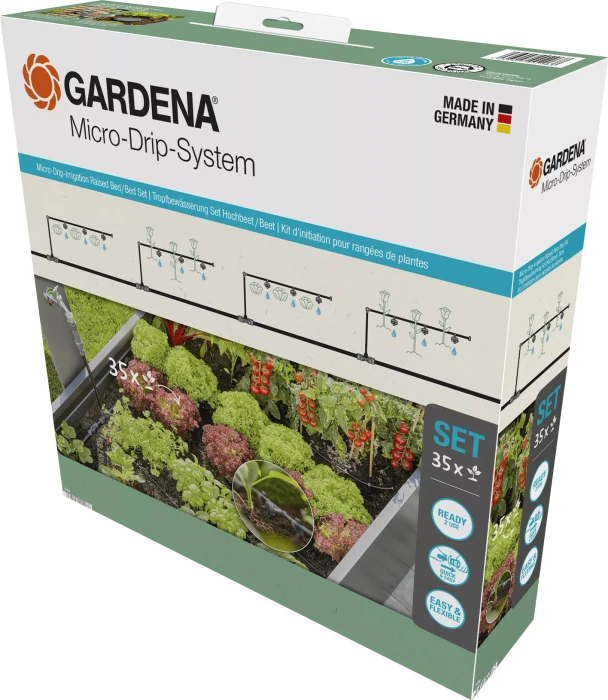 Gardena Micro-Drip-System Hoch-/Beet Tropfbewässerungs-Set 15m