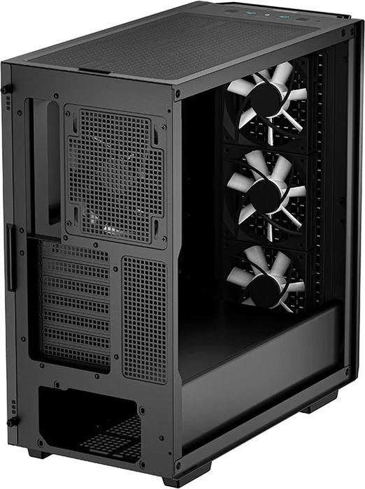 DeepCool CG560, schwarz, Glasfenster