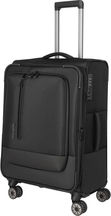 Travelite Crosslite 5.0 4-Rad Trolley M schwarz