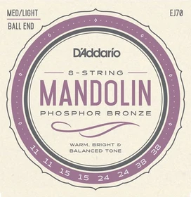 D'Addario Mandolin Phosphor Bronze Medium/Light Ball End