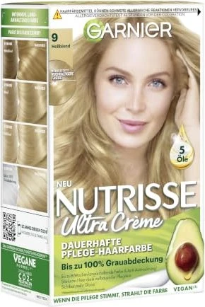 Garnier Nutrisse Creme Haarfarbe 90 hellblond