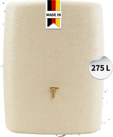4rain Terra Wandtank-Regenwassertank 275l sandbeige