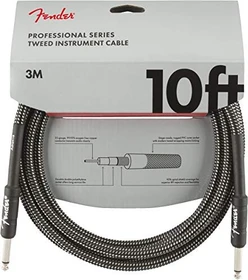 Fender Professional Series Instrument Cable Gray Tweed 3m