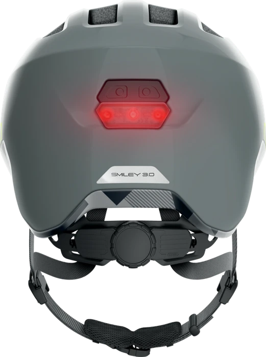 ABUS Smiley 3.0 ACE LED Kinderhelm shiny grey